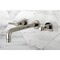 Kingston Brass Roman Tub Faucet, Polished Nickel, Wall Mount KS8026DL - alternate 3